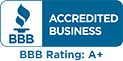 BBB Accredited A+ Rating